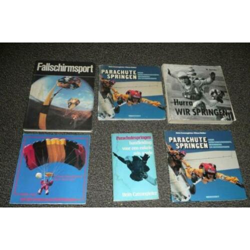 8 boeken parachute springen FALLSCHIRMSPORT – Gleitschirmseg