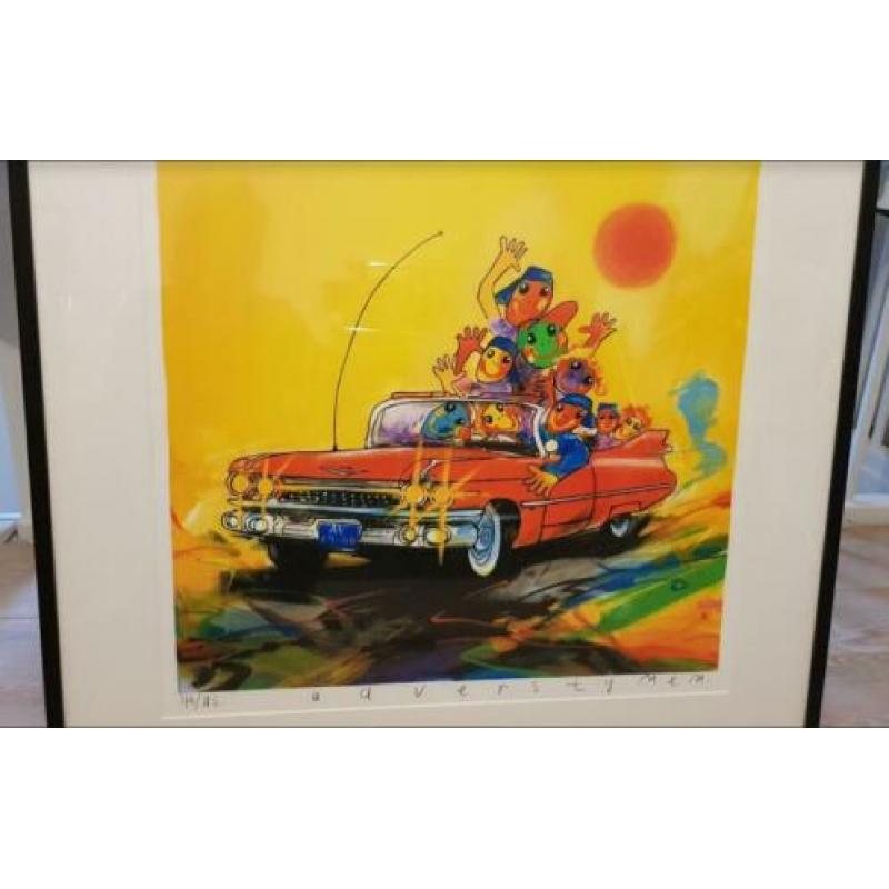 Te koop! Ad Verstijnen - Cadillac - Zeefdruk