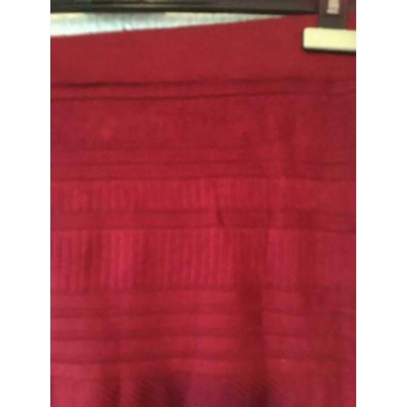 ZGAN *AMISU* Erg Mooie Bordeauxrode Rok Maat XL [MP203] Le
