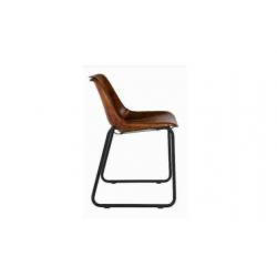 Stoel vintage supergave nu 119€ cognca Giga meubel