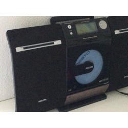 v PHILIPS moderne micromuziek systeem v MP3/WMA-CD en USB