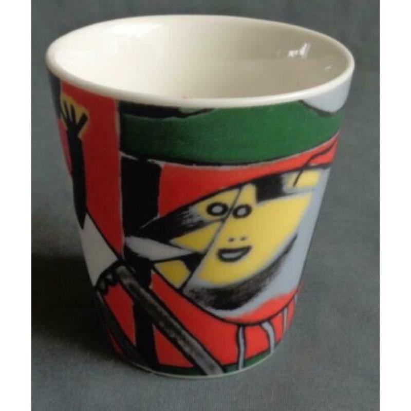 CORNEILLE mok H8,5xO8cm 20cl kop beker COBRA mug cup Tasse B