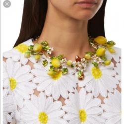 Dolce Gabbana Lemon Céline Sandalen sleehak strawwedge *NEW*