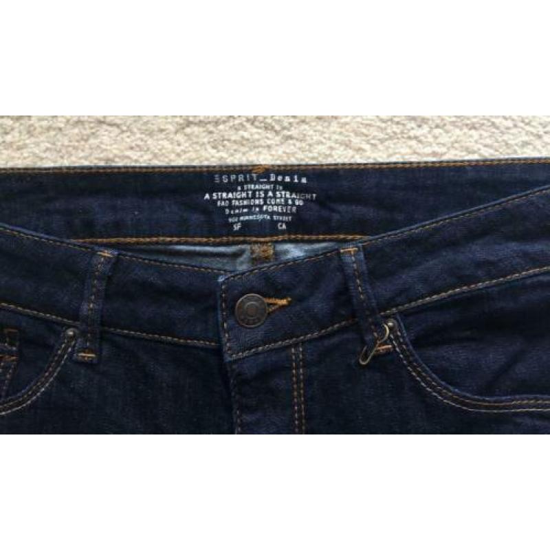Esprit straight jeans mt:30/ 34 nieuw