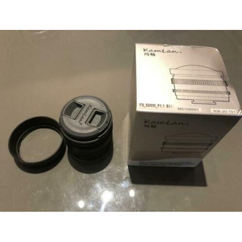 Sony E-mount 50mm f/1.1 Kamlan lens
