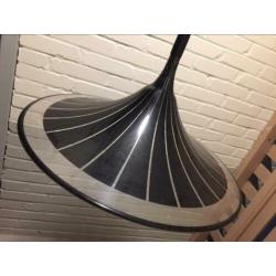 Vintage heksenhoed trompetlamp - Fog & Mørup - kunstof