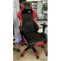 McRacing rood PU leder showmodel game racer mist plastic kap