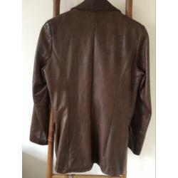 Pauw vintage jasje/blazer leer mt. 1