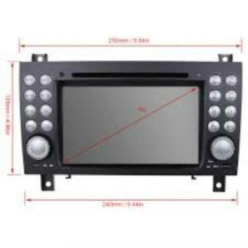 Navigatie mercedes slk 2004 dvd carkit android 9 usb dab+