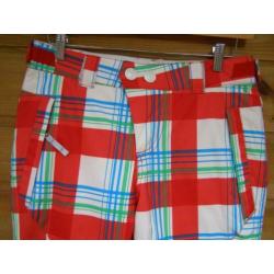 O'Neill Snowboard Ski broek Geblokt 5Kmm/8Kgrs NIEUW! MT 38