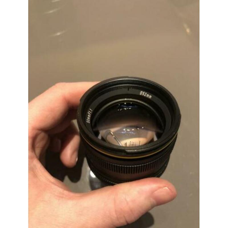 Sony E-mount 50mm f/1.1 Kamlan lens