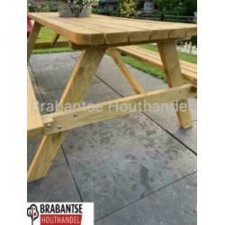 Picknicktafel nieuw SUPER kwaliteit tuinbank houten bank