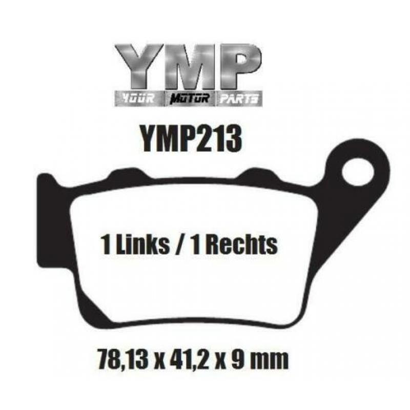 Remblokken Yamaha 660cc MT03 SZR660 YFM660 MT 03 SZR YFM 600