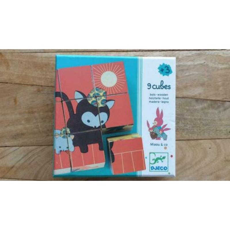 Djeco blokkenpuzzel Miauw