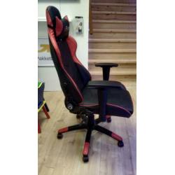 McRacing rood PU leder showmodel game racer mist plastic kap