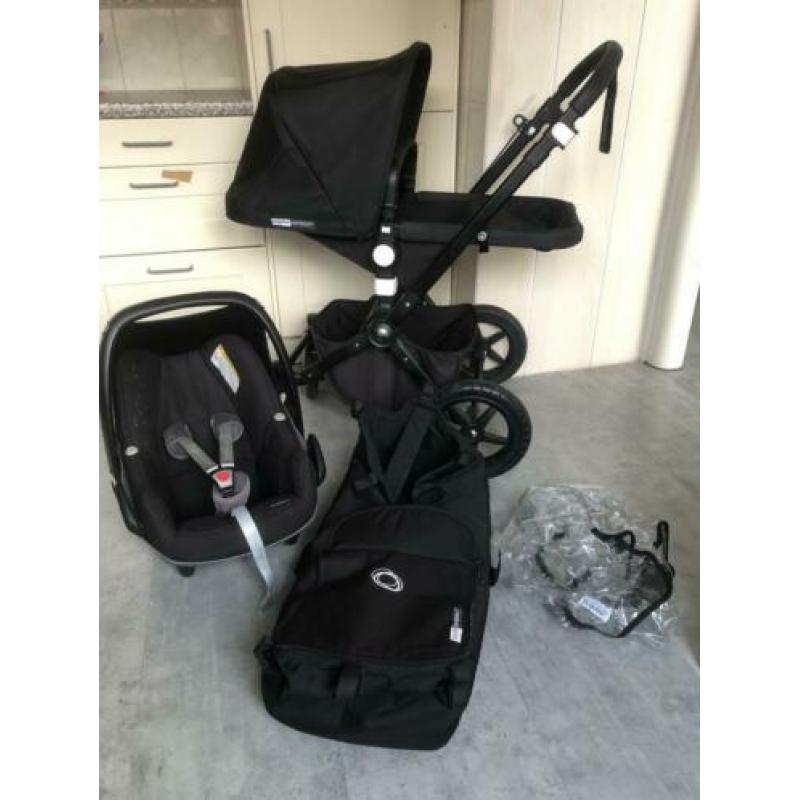 Nette Bugaboo Cameleon 3 kinderwagen all black edition 3in1
