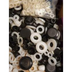 Partij nylon sluitringen doppen CARROSSERIERING