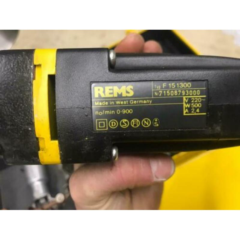Rems pijp expander 22, 18, 15, 12