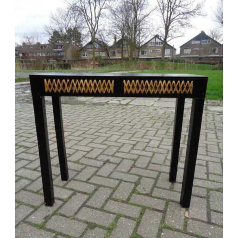 Koloniale rechthoekige sidetable
