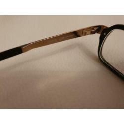 Originele Cazal zwart/goud met titanium delen