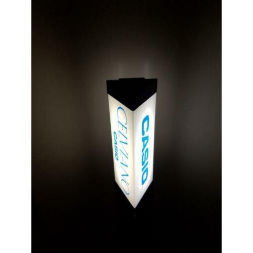 Celviano casio reclame lamp