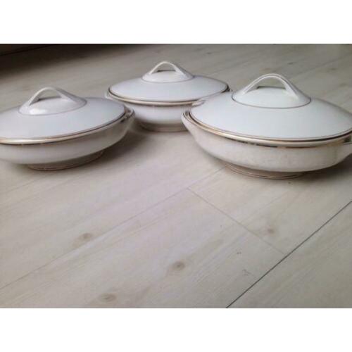 Villeroy & Boch Bonn, jaren 60 dekschalen, brocante, vintage