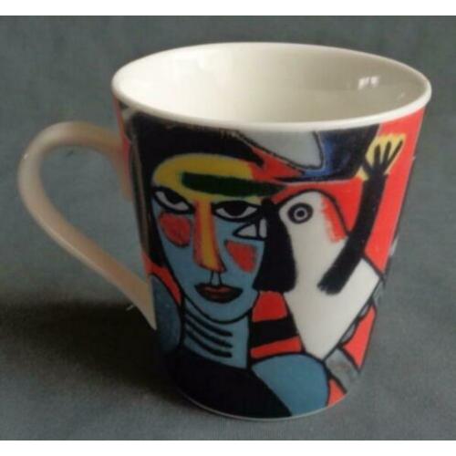 CORNEILLE mok H8,5xO8cm 20cl kop beker COBRA mug cup Tasse B