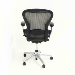 Bureaustoelen, Herman Miller Aeron, Type B, Grijs / Chroom