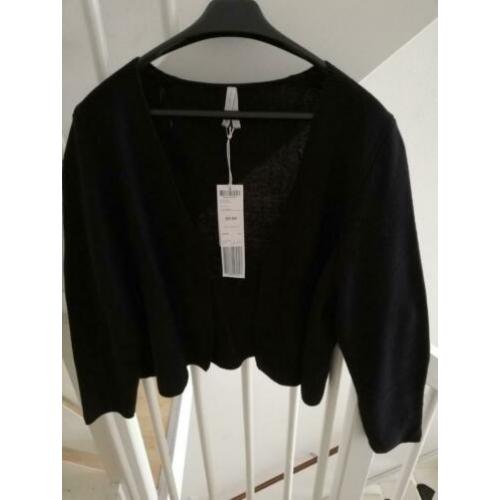 Nieuw zwart vest mt54 Miss Etam Plus Collectie