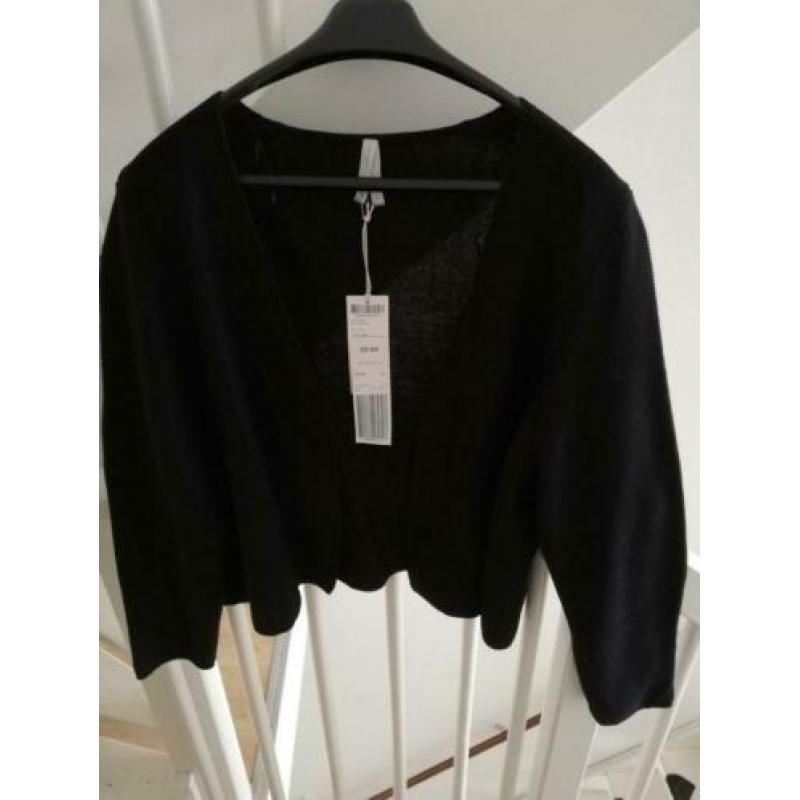 Nieuw zwart vest mt54 Miss Etam Plus Collectie