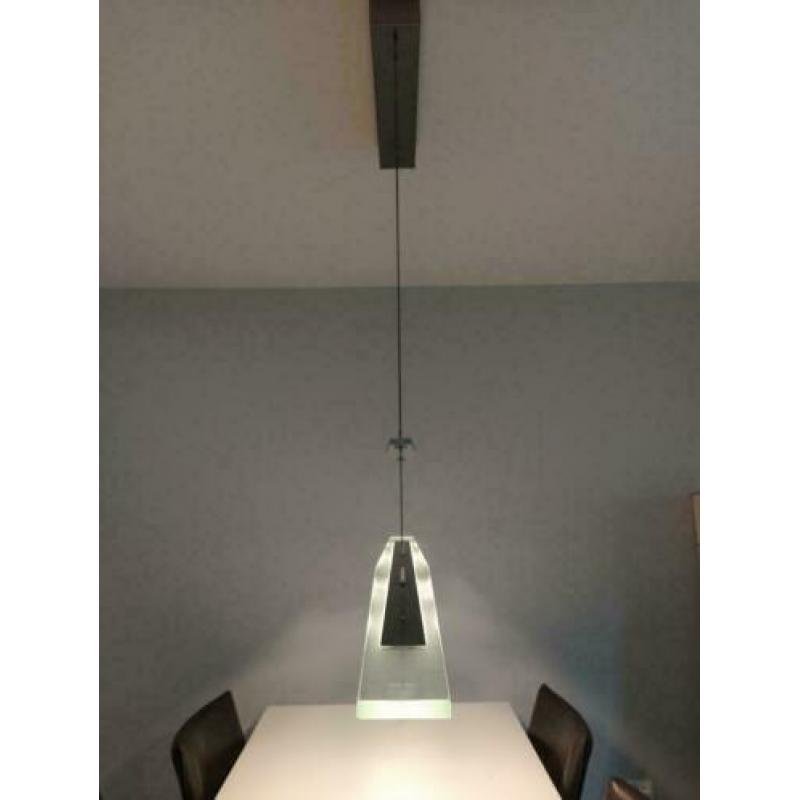 Plexiglas staal design lamp