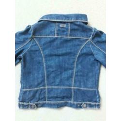 Blauwe spijkerjas maat 128 Okaidi jeans
