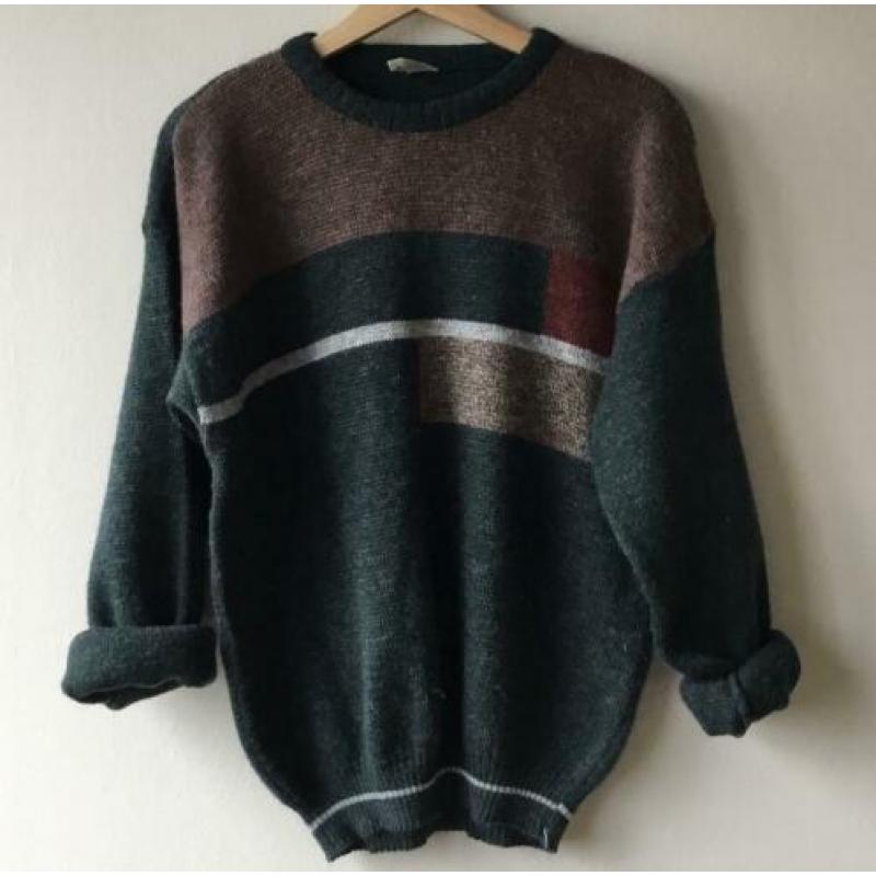 Vintage 90’s trui, heren, small, medium, wol mix, nineties