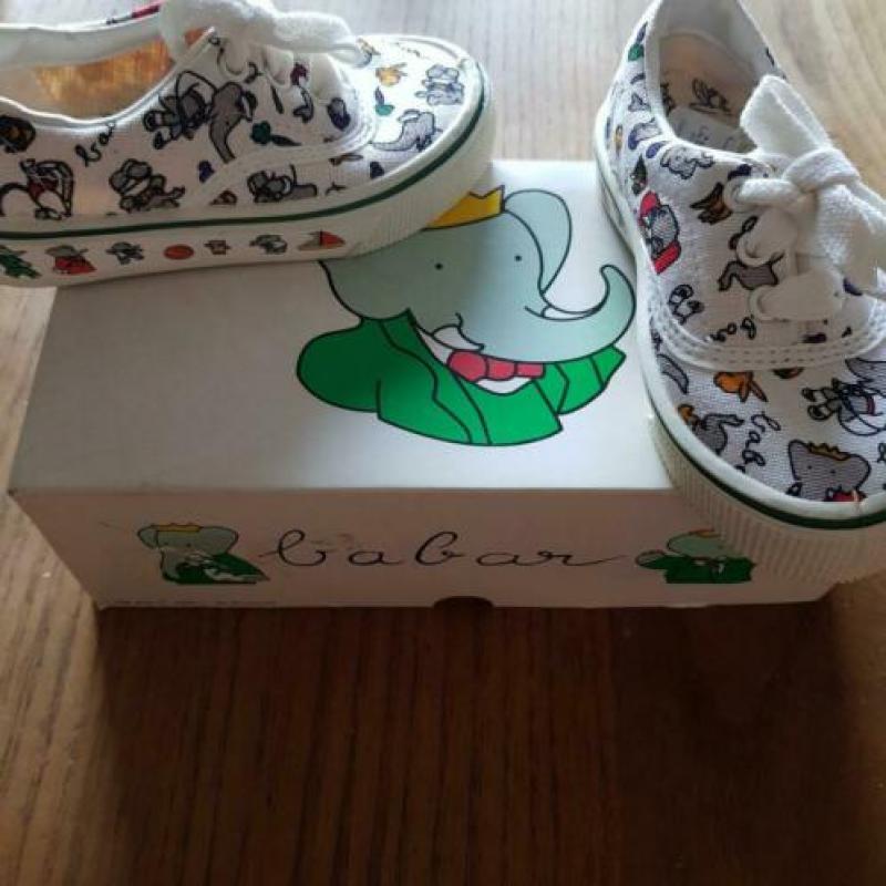 Babar vintage kinderschoenen maat 26 new old stock