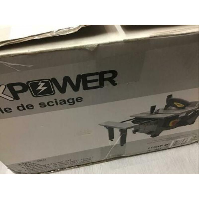 Cirkelzaag MX Power 1200 W. Tafelmodel nieuw in doos