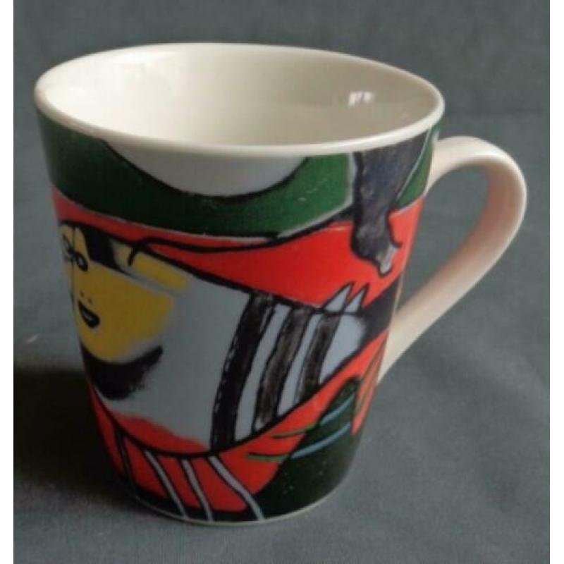 CORNEILLE mok H8,5xO8cm 20cl kop beker COBRA mug cup Tasse B