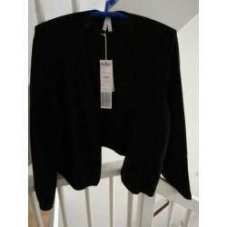 Nieuw zwart vest mt54 Miss Etam Plus Collectie