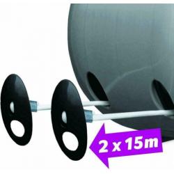 2x 15m waslijn uittrekbaar Minky