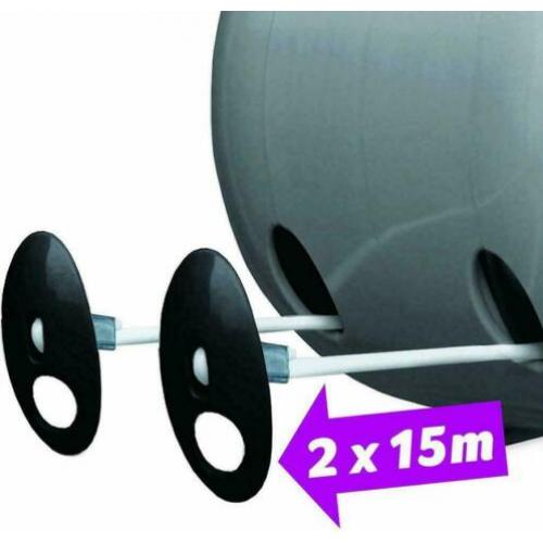 2x 15m waslijn uittrekbaar Minky