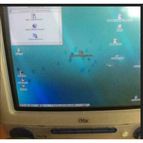 iMac G3 M5521 met toetsenbord, Puck Muis