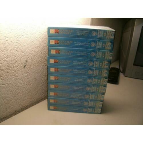 vhs 108 10 banden van cousteau odyssey samen