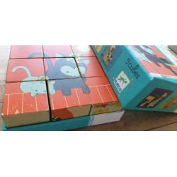 Djeco blokkenpuzzel Miauw