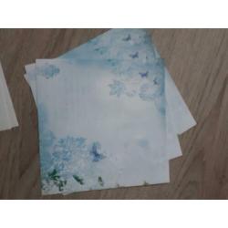 12 Scrapbook vellen 15x15cm Marjolein Bastin