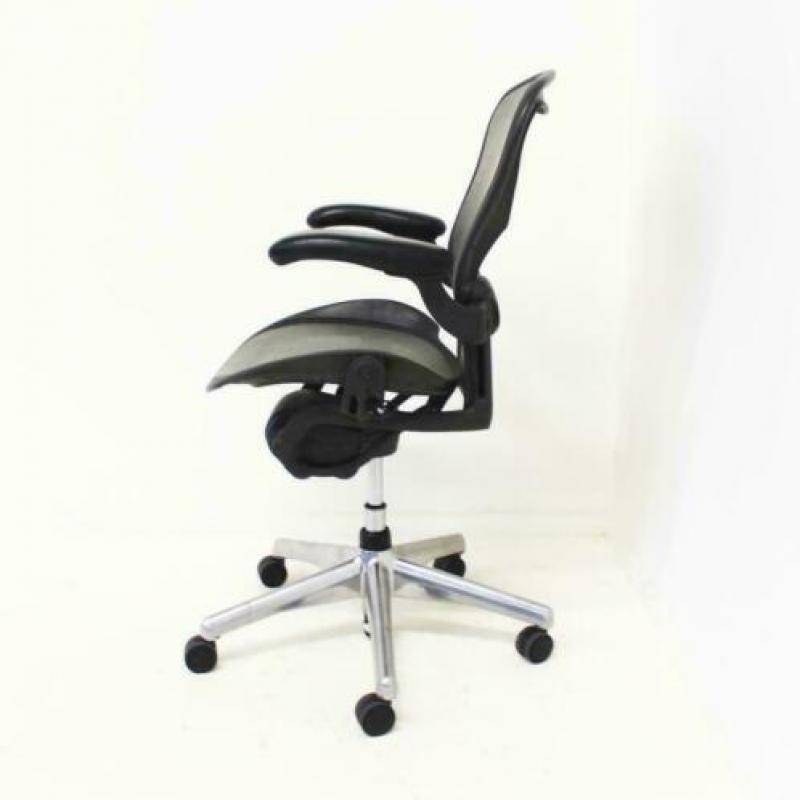 Bureaustoelen, Herman Miller Aeron, Type B, Grijs / Chroom