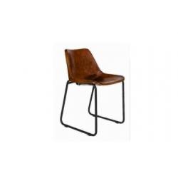 Stoel vintage supergave nu 119€ cognca Giga meubel