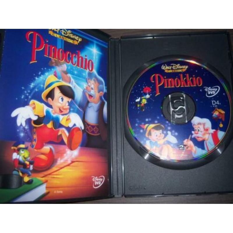 Walt Disney Classics 1e Editie op dvd PINOKKIO in nieuwstaat