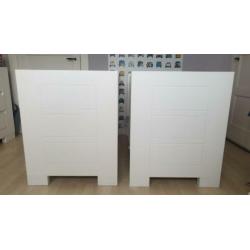 Ledikant / kinderbed en commode, Interbaby Miami, wit
