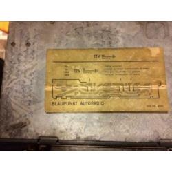 Blaupunkt oldtimer autoradio