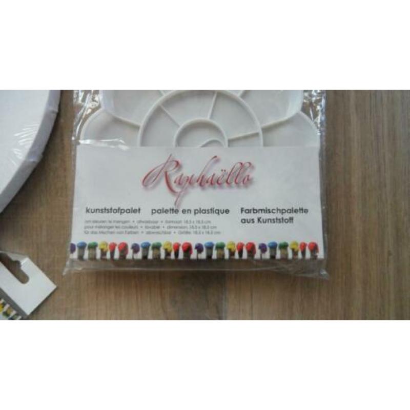 Schilderset Raphaello (canvas, pallet, olieverf en penselen)