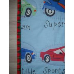 Babydeken boxkleed voertuigen auto's stoer handmade incl vzk